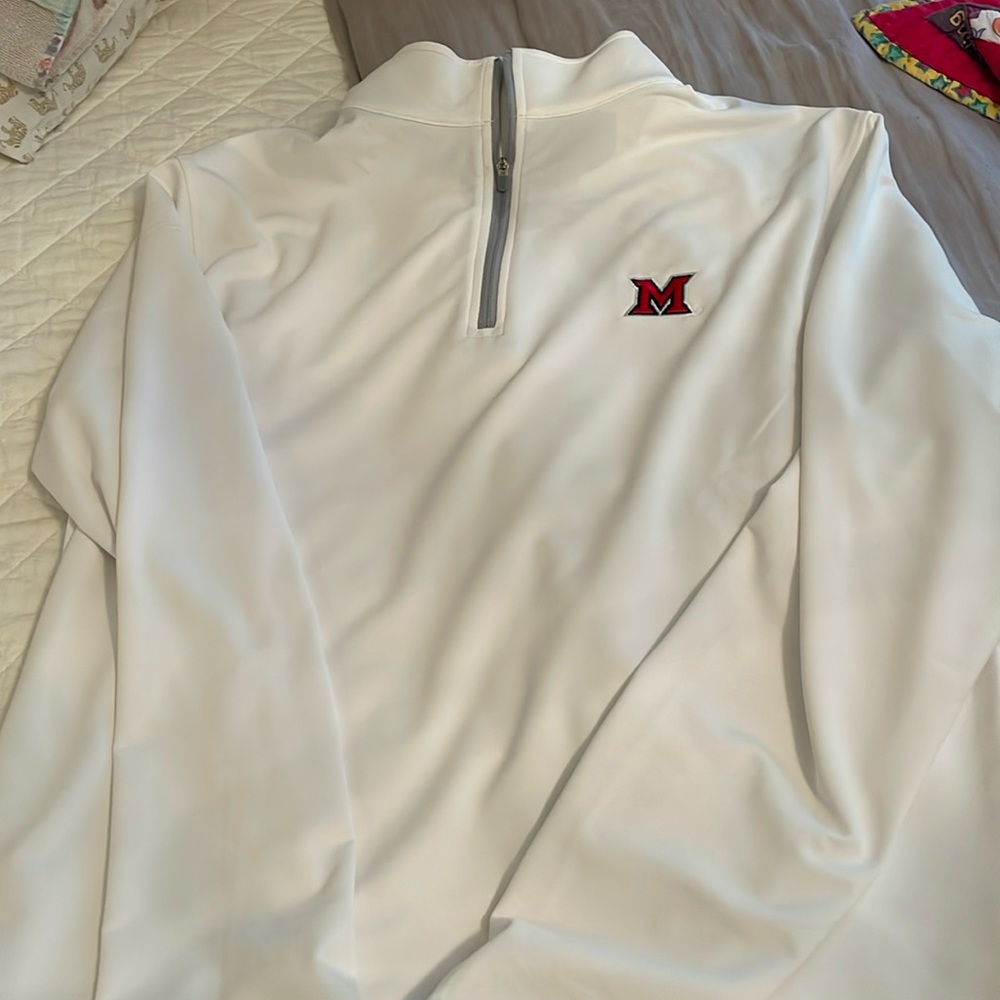 Peter millar university of Maryland half zip jacket